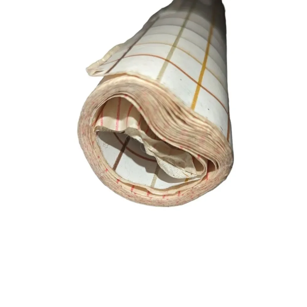 Vintage 80s tan and brown striped contact‎ paper NIP
